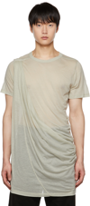 RICK OWENS BEIGE ANTHEM T-SHIRT