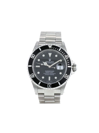 Pre-owned Rolex 2003  Submariner Date 40mm In Black