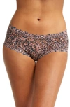 Hanky Panky Print Lace Boyshorts In Instinct