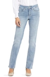 Nydj Marilyn Stretch Straight Leg Jeans In Light Wash