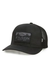 Filson Logger Mesh Cap Black In Black