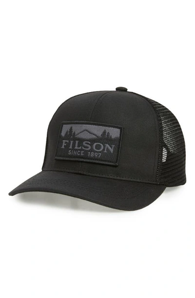 Filson Logger Mesh Cap Black