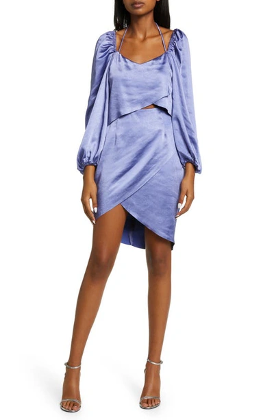 lapis halter dress Elliatt Uriel Long Sleeve In Cut
