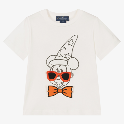 Stella Mccartney Babies'  Kids Boys Ivory Disney Fantasia T-shirt