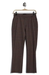 Sanctuary Daily Crop Plaid Trousers In Pebble Plaid