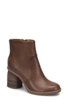 Korks By Kork-ease Destiny Block Heel Bootie In Dk Brown