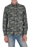 KATO THE RIPPER SLIM FIT CAMOUFLAGE BRUSHED BUTTON-UP SHIRT