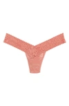 Hanky Panky Daily Lace™ Low Rise Thong Desert Rose Pink Sale