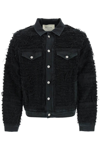 Alyx X Blackmeans Shred-detail Denim Jacket In Black