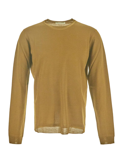 Goes Botanical Crewneck Jumper In Yellow