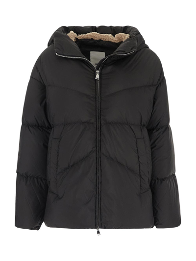 Add Hoodie Down Jacket In Black | ModeSens