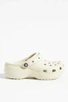 Crocs Classic Platform Clogs In White