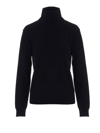 Maison Margiela Blue Wool Turtleneck Sweater In Blue