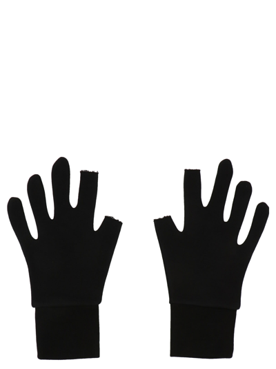 Thom Krom Jersey-knit Full-finger Gloves In Black