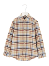 Il Gufo Checked Long-sleeved Shirt In Multicolor