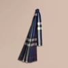 BURBERRY LIGHTWEIGHT CHECK WOOL CASHMERE SCARF,40003261