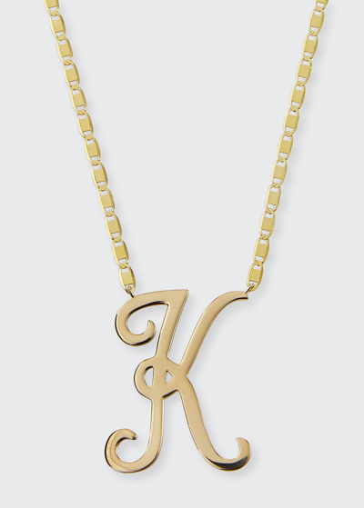 Lana 14k Malibu Initial Necklace In Initial K