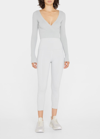Live The Process Geometric High Waist 7/8 Supplex Leggings In Space Dust