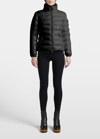 Moncler Badyf Puffer Coat In Black