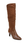 Lifestride Glory Womens Tall Casual Knee-high Boots In Walnut