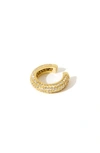 Child Of Wild Joni Pavé Ear Cuff In Gold