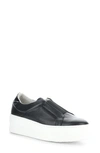 Bos. & Co. Mona Platform Slip-on Sneaker In Black Verona Leather