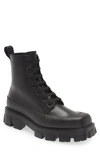 Prada Tronchetti Boots In Black