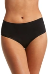 Hanky Panky Playstretch High Rise Thong In Black