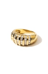 Child Of Wild The Parker Crystal Ring In Gold