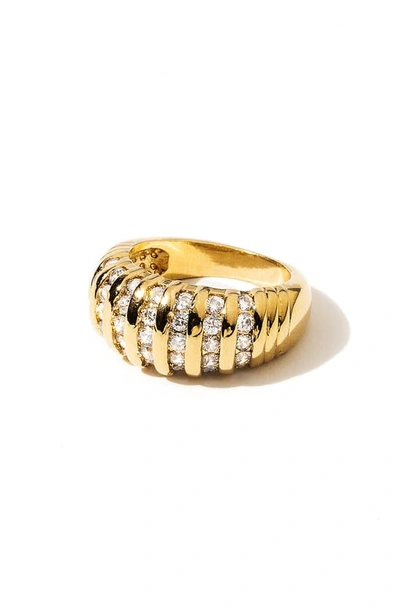 Child Of Wild The Parker Crystal Ring In Gold