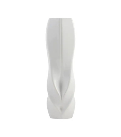 Zaha Hadid Design Braid Medium Vase In Whi