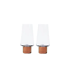 Tom Dixon Set Of 2 Copper Tank Highball Glasses In Tra