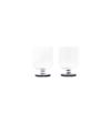 Tom Dixon Puck Set Of 2 Water Tumblers In Tra