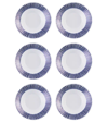 SARGADELOS LADEIRA SET OF 6 DEEP PLATES