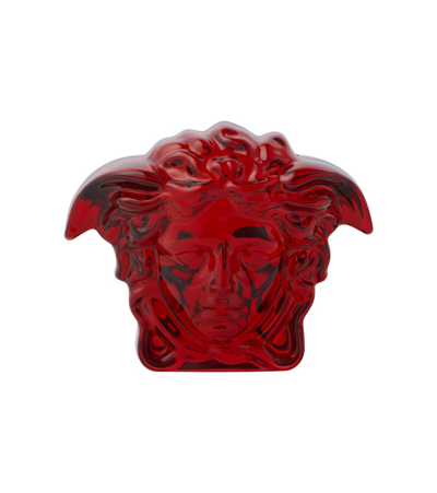 Versace Home Medusa Lumiere Paperweight In Red