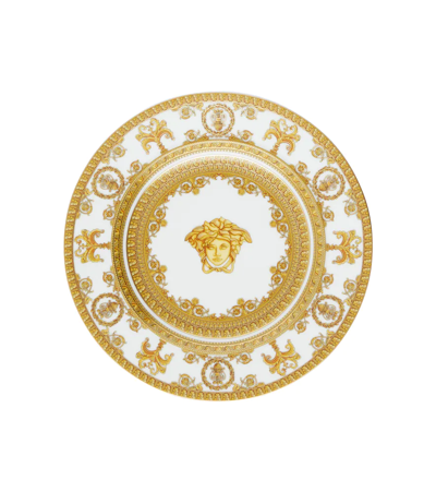 Versace Home Baroque Bianco Plate In Mul