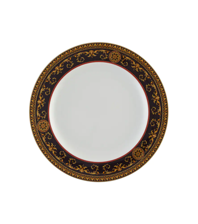 Versace Home Medusa Ornate-trim Plate In Mul