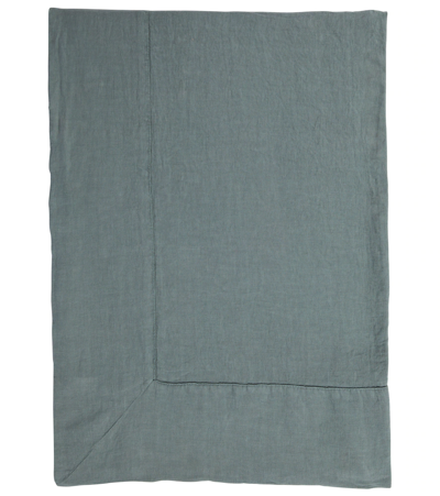 Once Milano Linen Tablecloth In Grn