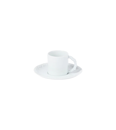 L'objet Haas Mojave Espresso Cup And Saucer In 白色