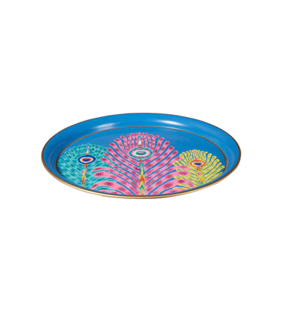 Les-ottomans Iron Tray In Multicolor