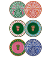 La Doublej Dessert Plates Set Of 6 In Mul