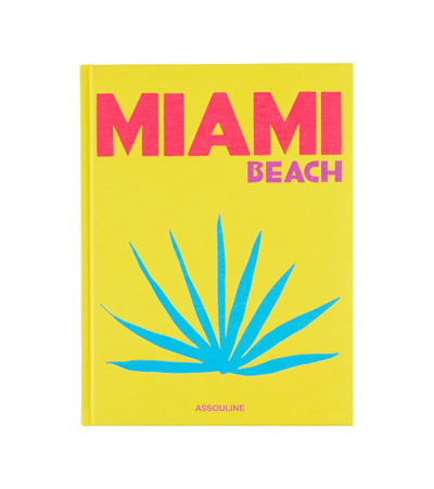 Assouline Miami Beach By Horacio Silva Hardcover Book In Yellow