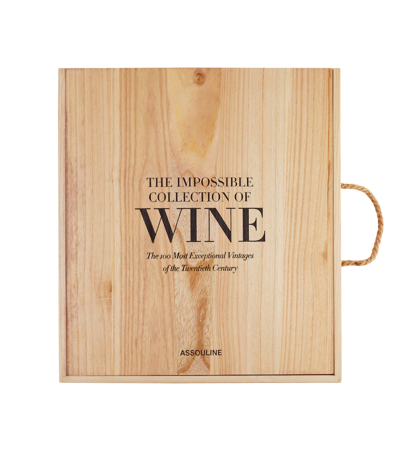 Assouline Impossible Collection Of Wine Book In Red