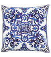 Dolce & Gabbana Casa Medium Printed Canvas Cushion In Mul