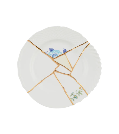 Seletti Kintsugi Dinner Plate In Multicolor