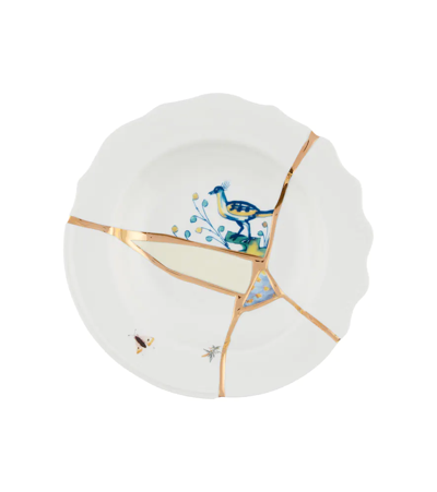 Seletti Kintsugi No. 1 Soup Bowl In Whi