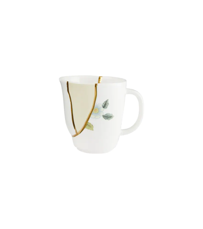 Seletti Kintsugi No. 1 Mug In Whi