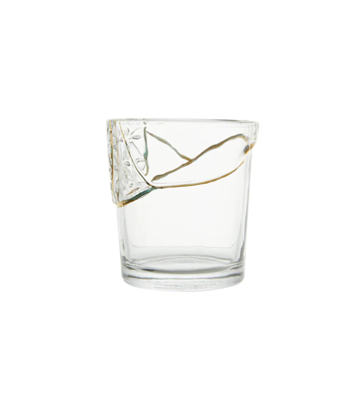 Seletti Kintsugi Two-tone Glass In White