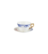 Seletti White Zenobia Hybrid Cup And Saucer Set In Mul
