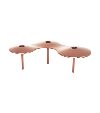 Zaha Hadid Design Cell Large Candle Holder In Brown